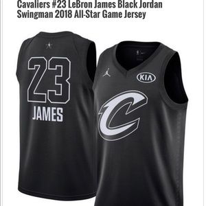 NIKE AIR JORDAN NBA ALL STAR WEEKEND 2019 LEBRON JAMES AUTHENTIC JERSEY  BLACK price €179.00